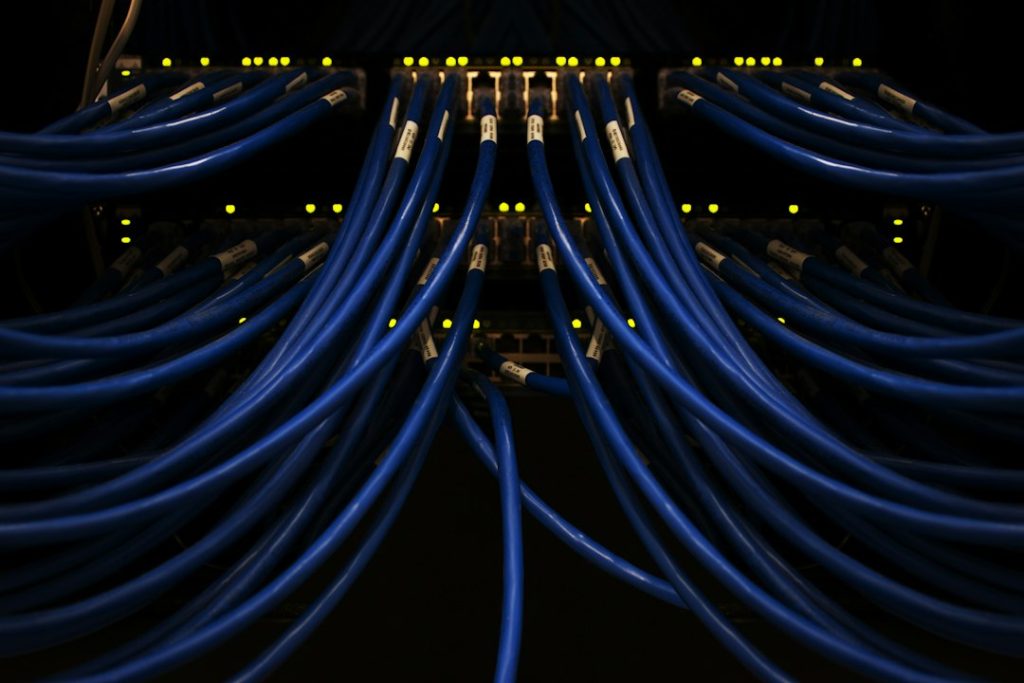 Network infrastructure illustrating digital sovereignty and state control